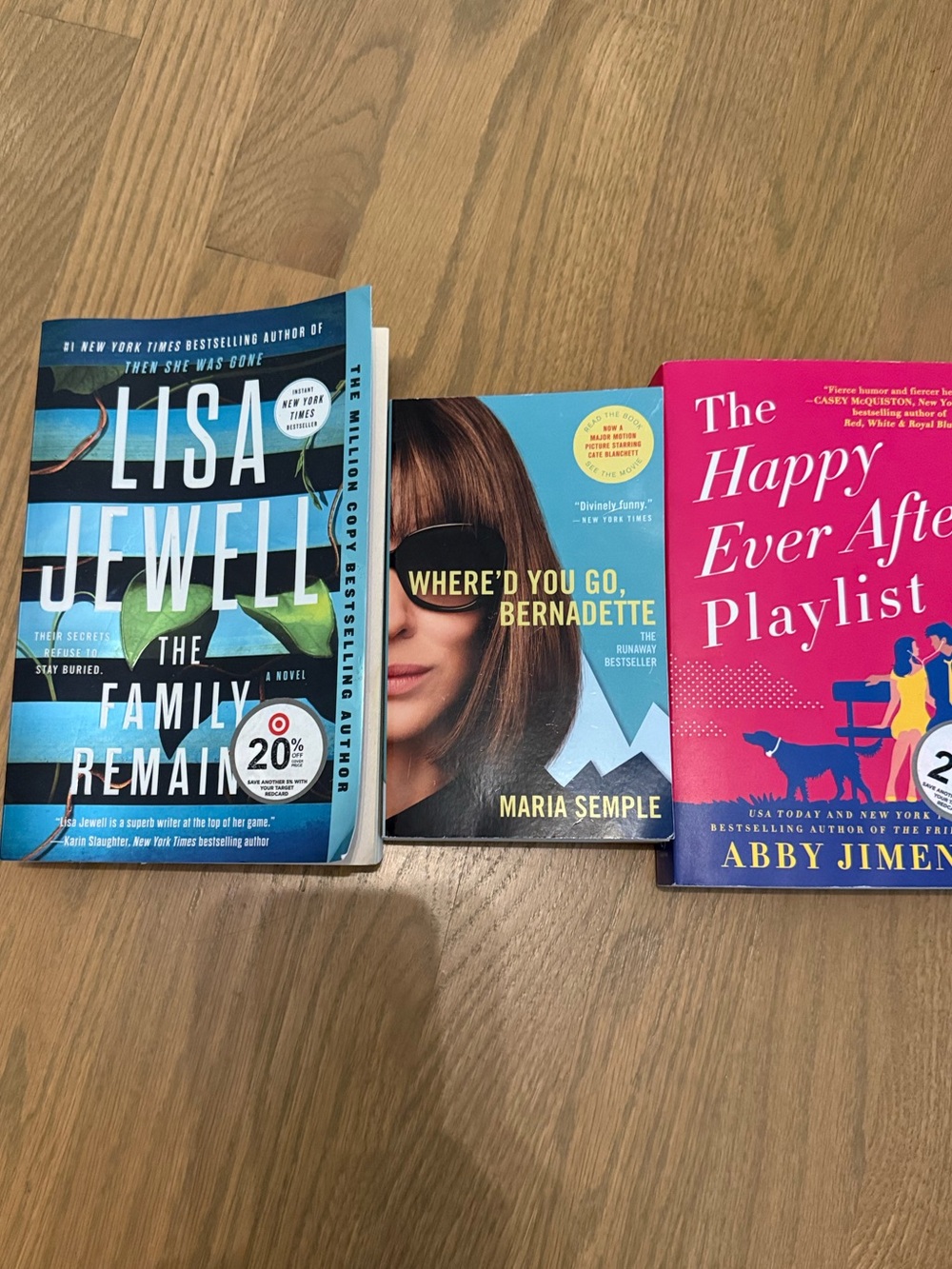 Set of 3 Paperback Novels